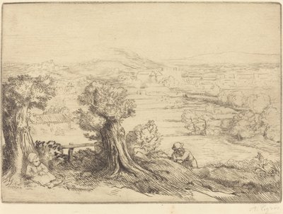 ブルゴーニュの谷の記憶 ブルゴーニュの谷の記憶。 作： Alphonse Legros