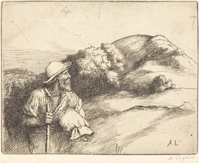 フィールドからのリターン (Le retour des champs) 作： Alphonse Legros