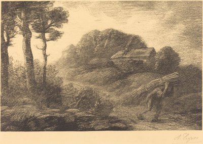 ファゴット採集者の帰還、2 枚目のプレート (Le retour du fagotier) 作： Alphonse Legros