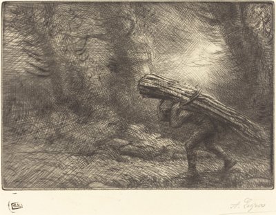 コテージに戻る コテージに戻る。 作： Alphonse Legros