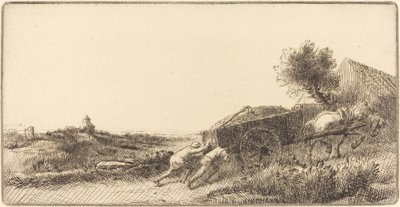 Hay Rentrant le foin を持って戻ってきました。 作： Alphonse Legros