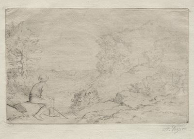 岩。 作： Alphonse Legros
