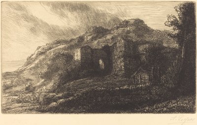 シャトーの遺跡 作： Alphonse Legros