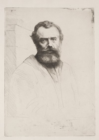 自画像（三枚目） 作： Alphonse Legros