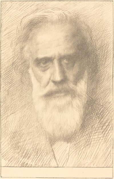 自画像。 作： Alphonse Legros