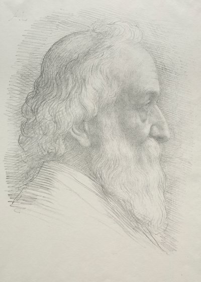 自画像の10番目のプレート。 作： Alphonse Legros