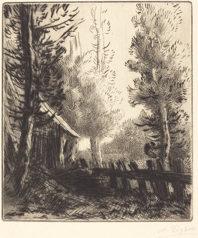 シェッド（ル・ハンガー） 作： Alphonse Legros