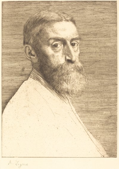 サー・エドワード・ジョン・ポインター、1877年。 作： Alphonse Legros