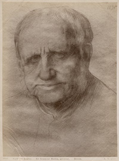 サーフランシスシーモアヘイデン、エッチャー、1895年（紙のゴールドポイント）（414599も参照） 作： Alphonse Legros