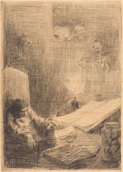 眠りの学者 眠りの学者。 作： Alphonse Legros