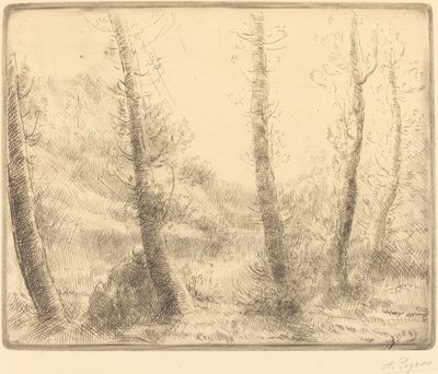 小さな湖 作： Alphonse Legros