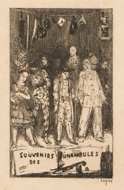 Funambulists の思い出 作： Alphonse Legros