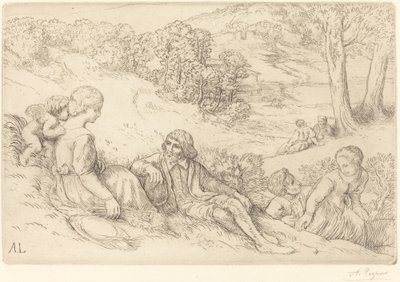 春 作： Alphonse Legros
