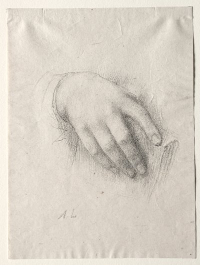 手の研究。 作： Alphonse Legros