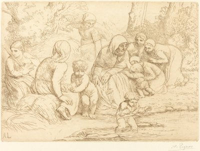 夏レテ。 作： Alphonse Legros