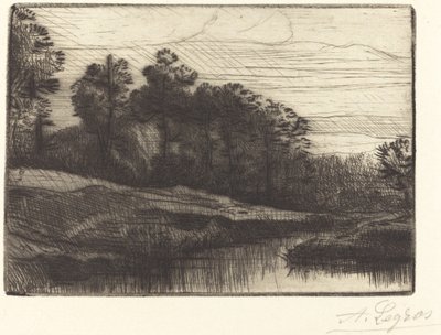 日没（夕方（日没）） 作： Alphonse Legros