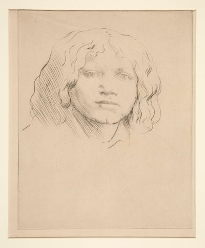 の頭 作： Alphonse Legros