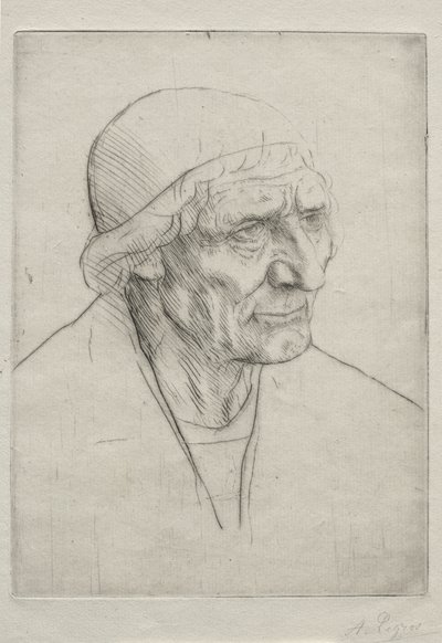 祝福の頭 作： Alphonse Legros
