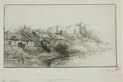 放棄された村 作： Alphonse Legros