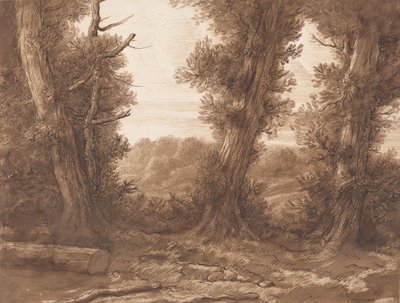 ザ・ビッグ・ツリーズ。 作： Alphonse Legros