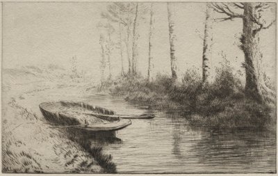 運河、朝 作： Alphonse Legros