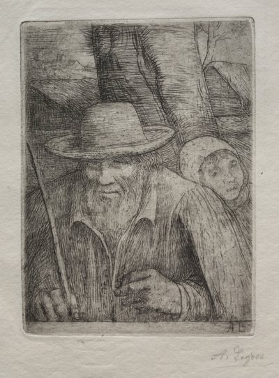 農家。 作： Alphonse Legros