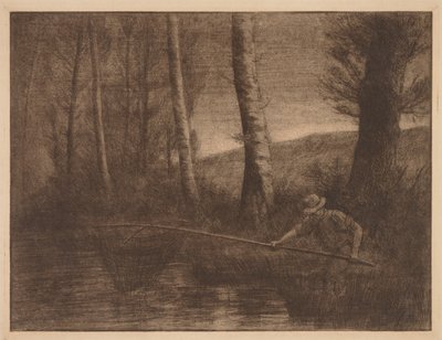 フープネットの魚 作： Alphonse Legros
