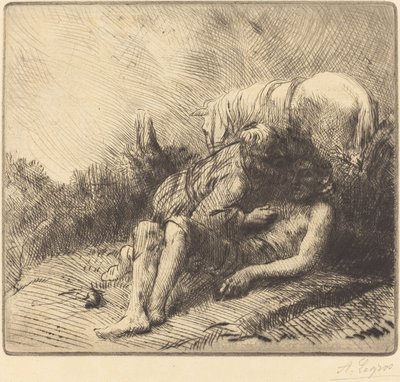 The Good Samaritan Le bon samaritain. 作： Alphonse Legros