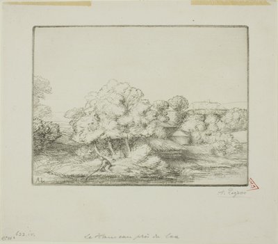 ザ ハムレット バイ ザ レイク 作： Alphonse Legros