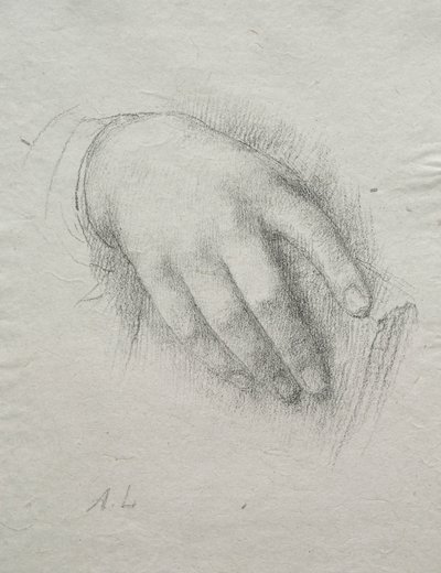 ノラE.レグロスの手。 作： Alphonse Legros