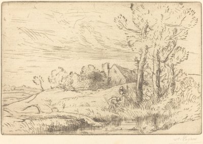 井戸の家 (La maison du puits) 作： Alphonse Legros