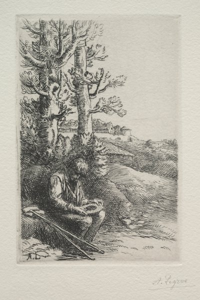小さな乞食 作： Alphonse Legros