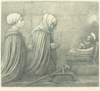 飼い葉桶ラクレッシュ。 作： Alphonse Legros