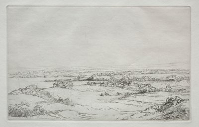 湖の近くの牧草地 (La Plaine Près Du Lac) 作： Alphonse Legros