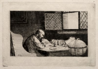 哲学者。 作： Alphonse Legros