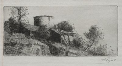 鳩の塔 作： Alphonse Legros