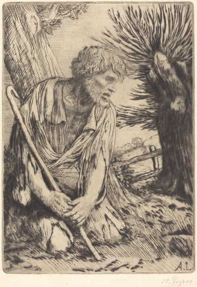 放蕩息子、3皿目 放蕩息子。 作： Alphonse Legros