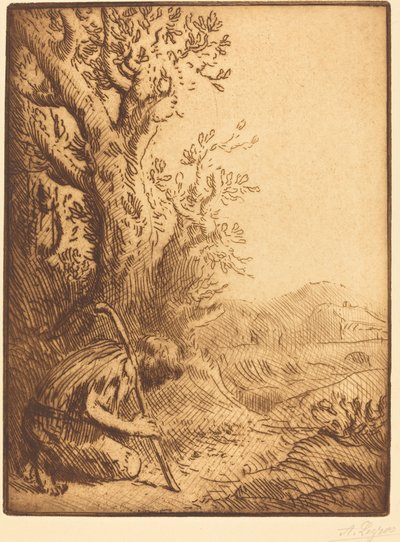放蕩息子、4皿目 放蕩息子。 作： Alphonse Legros