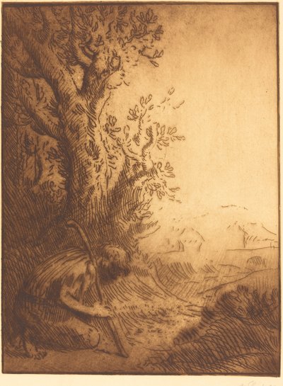 放蕩息子、4皿目 放蕩息子。 作： Alphonse Legros