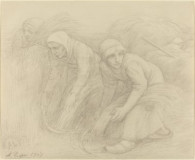リーパーズ、1907年。 作： Alphonse Legros