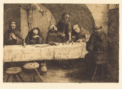 食堂 (Le refectoire) 作： Alphonse Legros