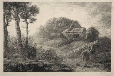 ファゴット採集者の帰還 (第 2 状態) 作： Alphonse Legros