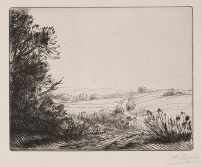 ホービルへの道。 作： Alphonse Legros
