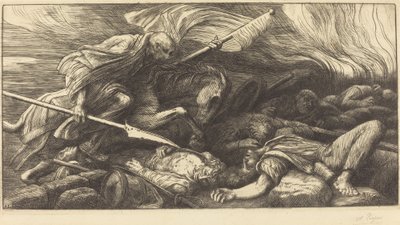 The Triumph of Death: After the Battle (Le triomphe de la mort: Apres le combat) 作： Alphonse Legros