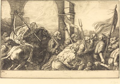 死の勝利：出発 死の勝利：出発。 作： Alphonse Legros