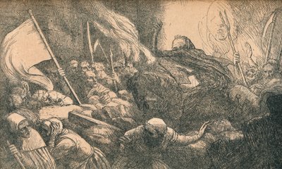 死の勝利、宣言、c1885 作： Alphonse Legros