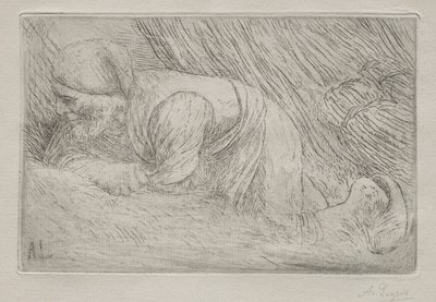 小枝の採集者。 作： Alphonse Legros