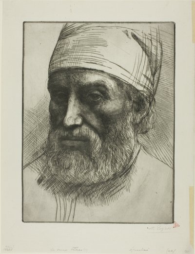 二つの頭 作： Alphonse Legros