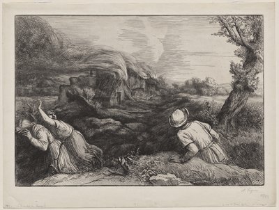 炎の村 作： Alphonse Legros