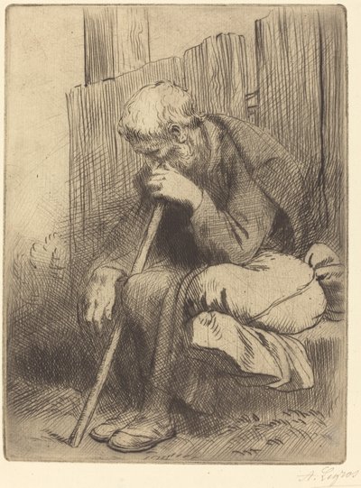 考える人（考える人） 作： Alphonse Legros